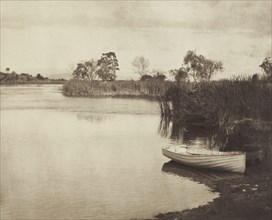 The fringe of the lake. From the album: Camera Pictures of New Zealand, 1920s. Creator: Harry Moult.