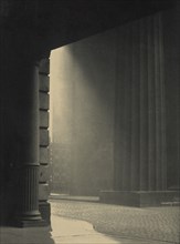 A shaft of light - Euston Station,c1929. Creator: Harry Moult.