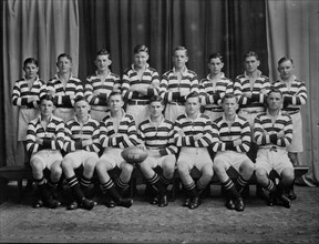 New Plymouth Boys High School Fourth Fifteen rugby team, 1931. Creator: William Oakley.