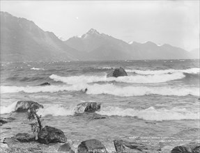 A fresh breeze, Lake Wakatipu, 1880s. Creator: Burton Brothers.