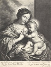 The Virgin with the Child,  1653-64. Creator: Cornelis van Dalen II.