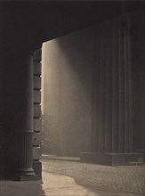 A shaft of light - Euston Station, c.1929. Creator: Harry Moult.
