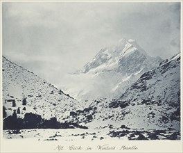 Mt. Cook in winter's mantle. From the album: Record Pictures of New Zealand,  1920s. Creator: Harry Moult.
