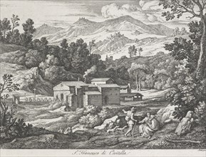 Die Römischen Ansichten (Views of Rome) / S. Francesco di Civitella, 1810. Creator: Joseph Anton Koch.