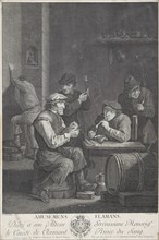 Amusemens Flamans (Flemish Amusements),  c.1750-1770. Creator: Louis-Simon Lempereur.