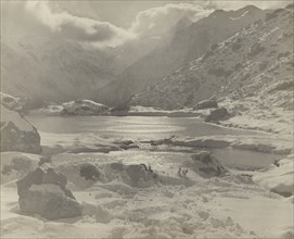 Storm in the mountains, Mt Cook, N.Z,  c.1938-1946. Creator: Thelma Kent.