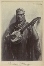 Copy of a Petrus van der Velden painting - Satara Player,  1890s. Creator: Unknown.