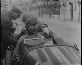 William Grover-Williams the Winner of Grand Prix Motor Race in Monte Carlo, 1929. Creator: British Pathe Ltd.