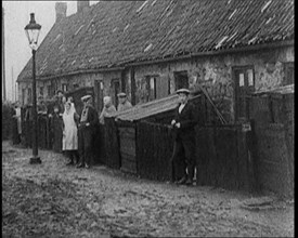 Prince Edward, Prince of Wales Inspecting Working Class Homes in the North of England, 1929. Creator: British Pathe Ltd.