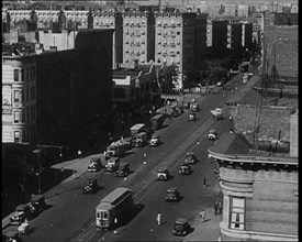 The Streets of New York City, 1930. Creator: British Pathe Ltd.