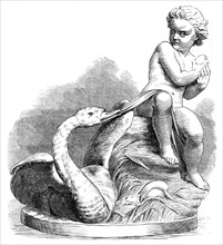 Child and Swan, (sculpture), by J. S. Westmacott, in the Royal Academy Exhibition, 1869. Creator: Unknown.