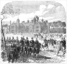 Arrival of the Prince and Princess of Wales at Melford Hall , Suffolk..., 1865. Creator: Unknown.