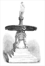 Art Collections in the South Kensington Museum: fountain with statuette of Bacchus, 1869. Creator: Unknown.