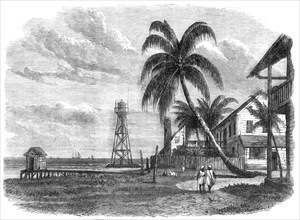 Aspinwall, Central America: Lighthouse Point, 1865. Creator: Unknown.