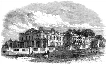 Gunton Hall, Norfolk, the seat of Lord Suffield, visited by the Prince and Princess of Wales, 1865. Creator: Unknown.