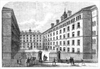 Peabody-Square, Westminster, for the dwellings of the poor, 1869. Creator: Unknown.