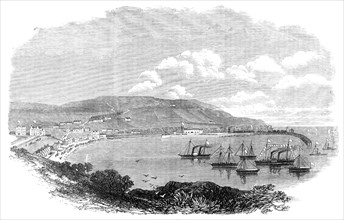 Prince Arthur's visit to the Isle of Man: Port Erin, 1869. Creator: Unknown.