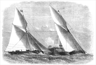 Sailing-match of the Royal Thames Yacht Club, 1868. Creator: Unknown.