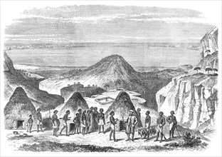 The Abyssinian Expedition: the Shoho Village of Akoo and the Head of Annesley Bay, 1868. Creator: Unknown.