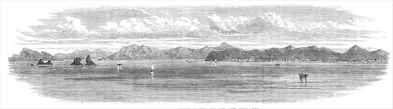 The Inland Sea of Japan: the Bingo Nada, with Yosima Island and Villages, 1868. Creator: Unknown.