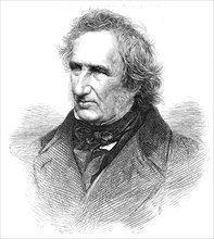 The late Mr. John Burnet, engraver, 1868. Creator: Unknown.