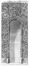 The Loan Collection, South Kensington Museum: doorway carved in pine-wood, (Russian), 1868. Creator: Unknown.