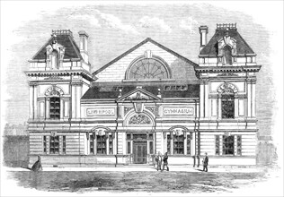 The new Gymnasium in Myrtle-Street, Liverpool, 1865. Creator: Unknown.