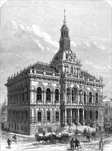 The new townhall at Ipswich, 1868. Creator: Unknown.