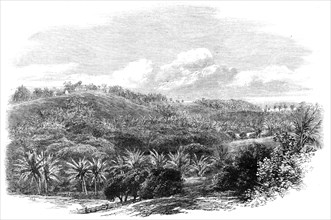 The Outbreak in Jamaica: Muirton House and Plantation, Morant Bay, 1865. Creator: Unknown.