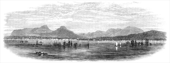 The Port of Hiogo, in the Tsuwa Nada, Japan, lately opened to British vessels, 1868. Creator: Unknown.
