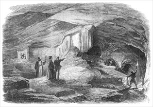 The Royal Caverns at Jerusalem, 1869. Creator: Unknown.