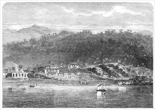 The town of Morant, Morant Bay, Jamaica, 1865. Creator: Unknown.