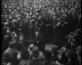 Fighting Breaking Out in a Crowd at  the Cosgrave Rally, 1933. Creator: British Pathe Ltd.