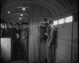 Radio Operator on a Train, 1931. Creator: British Pathe Ltd.