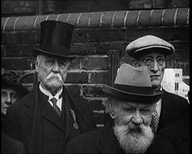 A Group of American Civil War Veterans Stand Together , 1924. Creator: British Pathe Ltd.