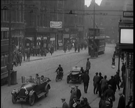 A Road Busy With Traffic, 1926. Creator: British Pathe Ltd.