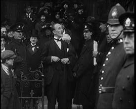 Mr Otho Nicholson After Winning the Westminster Abbey By-Election Making a Speech in Front..., 1924. Creator: British Pathe Ltd.