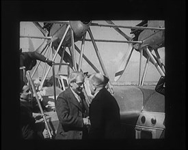 Newsreel Scenes of British Prime Minister Ramsay MacDonald Meeting Benito Mussolini (Il Duce), 1931. Creator: British Pathe Ltd.