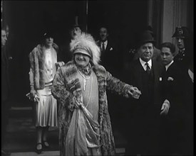 The Italian Opera Singer Luisa Tetrazzini Marrying Pietro Vernati, 1926. Creator: British Pathe Ltd.