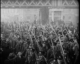 British Soldiers Leaving Ireland, 1922. Creator: British Pathe Ltd.