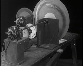 Television Transmitting Equipment, 1920s. Creator: British Pathe Ltd.