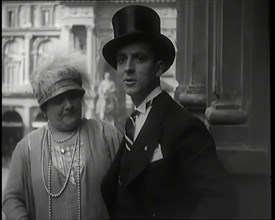 The Italian Opera Singer Luisa Tetrazzini Marrying Pietro Vernati, 1926. Creator: British Pathe Ltd.