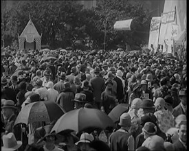 Crowds of People Having Fun at a Garden Fete, 1926. Creator: British Pathe Ltd.