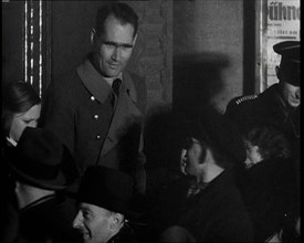 Rudolf Hess Collecting for Charity, 1930s. Creator: British Pathe Ltd.