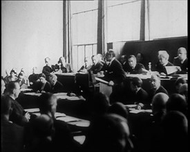 Chinese League of Nations Delegate Giving a Speech, 1933. Creator: British Pathe Ltd.