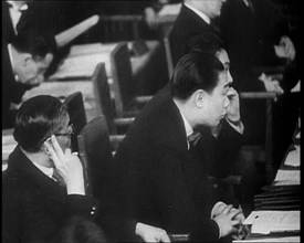 Chinese League of Nations Delegates, 1933. Creator: British Pathe Ltd.