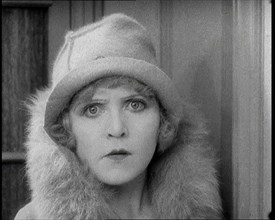 Scene from the Film 'Champagne': Close up of the Actor Betty Balfour, 1920s. Creator: British Pathe Ltd.