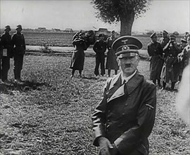 Adolf Hitler Inspecting German Troops, 1941. Creator: British Pathe Ltd.