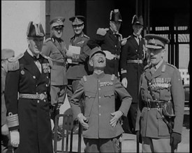 British and Japanese Military Leaders and Officials..., 1937. Creator: British Pathe Ltd.