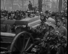 German Soldiers And Civilians in the State Funeral Procession of Manfred Albrecht Freiherr..., 1925 Creator: British Pathe Ltd.